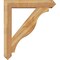 Ekena Millwork Funston Arts and Crafts Rough Sawn Bracket w/ Offset Brace, Western Red Cedar, 8"W x 42"D x 48"H BKT0806X42X48FST03RWR - alternate 3